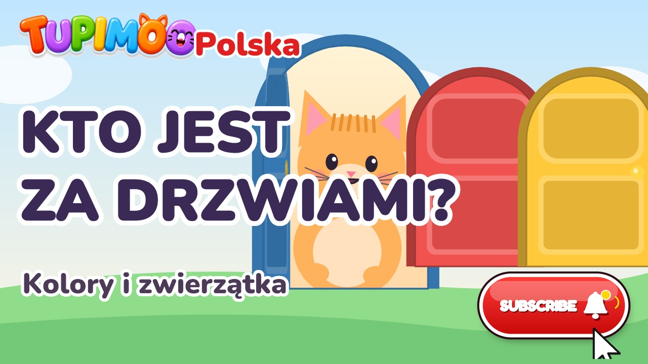 Miniatura: Kto jest za drzwiami? Zgadywanka dla dzieci: kolory i zwierzątka